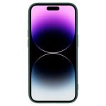 For iPhone 15 Pro Rubberized Candy Color Shell  Soft TPU + Fiber Lining Phone Case Phone Cover - Army Green