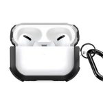 for Apple AirPods Pro (2nd gen) DUX DUCIS PECD Series Earphones Case Shockproof Protection Cover with Keychain - Black