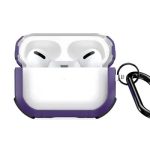 for Apple AirPods Pro (2nd gen) DUX DUCIS PECD Series Earphones Case Shockproof Protection Cover with Keychain - Purple