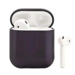 For Apple AirPods 2nd gen.Electroplating TPU Protective Box - Black
