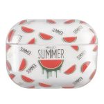 Pro 2 Hard PC Earbud Case Lacquered Fruit Flower Pattern Bluetooth Earphone Protective Cover - Watermelon