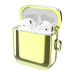 For Apple AirPods Pro 2 Charging Case Cover with Strap, Bluetooth Headset Soft TPU Case - Gold