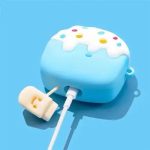 Pro 2 Ice Cream Design Earphone Protective Cover Silicone Case with Anti-lost Buckle