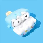 Pro 2 Ice Cream Design Earphone Protective Cover Silicone Case with Anti-lost Buckle