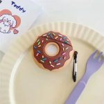 For Apple AirPods 2nd gen. Creative Donuts Shape Silicone