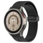 Huawei Watch GT 3 42mm Watch Strap Black Buckle 20mm Magnetic Silicone Band - Black