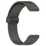 Huawei Watch GT 3 42mm Watch Strap Black Buckle 20mm Magnetic Silicone Band - Dark Grey