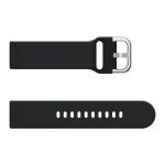 Galaxy Watch Active2 20MM Soft Silicone Smart Watch Strap Replacement Watch Band - Black