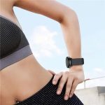 Galaxy Watch Active2 20MM Soft Silicone Smart Watch Strap Replacement Watch Band - Black