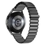 46mm Stainless Steel Wrist Band 20mm Adjustable Hollow Watch Strap - Black
