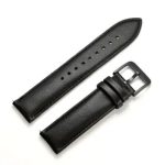 Gear Sport (S4) 20mm Cowhide Leather Watch Band - Black