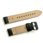 Gear Sport (S4) 20mm Cowhide Leather Watch Band - Black
