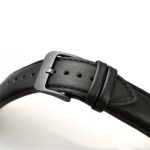 Gear Sport (S4) 20mm Cowhide Leather Watch Band - Black