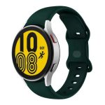 5 Pro 45mm Silicone Watch Band Quick Release 20mm Wrist Strap with Butterfly Buckle - Green