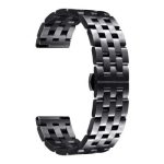 20mm Stainless Steel Watch Band Wrist Strap Replacement for Samsung Galaxy Watch 42mm - Black