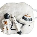 Rocket Fluff + TPU Shell Protective Cover with Hook