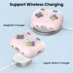AHASTYLE PT-DD04 For Apple AirPods Pro 2 Game Console Design Split Silicone Protective Cover Earphone Case - Pink