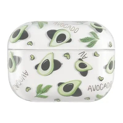 Pro 2 Hard PC Earbud Case Lacquered Fruit Flower Pattern Bluetooth Earphone Protective Cover - Style A