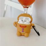 For Apple AirPods 2nd gen.Gingerbread Man Design Case Cover Silicone