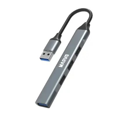 USB (3.0) hub 4-port, UH-ATC01, metal, Marvo