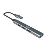 USB (3.0) hub 4-port, UH-ATC01, metal, Marvo