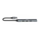 USB (3.0) hub 4-port, UH-ATC01, metal, Marvo