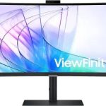 ViewFinity S6 LS34C650VAIXCI 34" WQHD 3440x1440 VA 5ms 100Hz 5 MP camera, Speakers Black