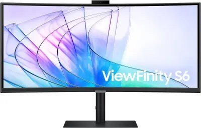 ViewFinity S6 LS34C650VAIXCI 34" WQHD 3440x1440 VA 5ms 100Hz 5 MP camera, Speakers Black