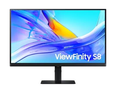 ViewFinity S8 LS27D804UAIXCI 27" 4K 3840 x 2160 IPS 5ms 60Hz Type-C Black