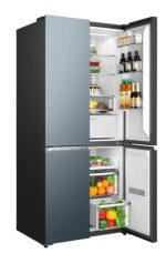 C521CDIB Cross-Door 190x83x64.1 521 LT NF Inverter Free-Built-In Matte Blue Glass