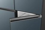 C521CDIB Cross-Door 190x83x64.1 521 LT NF Inverter Free-Built-In Matte Blue Glass