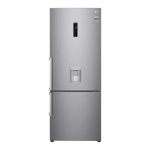 GR-F589BLCM.APZQMER Bottom-Freezer 185x70x74 446 LT NF Inverter Dislpay Dispenser Silver