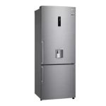 GR-F589BLCM.APZQMER Bottom-Freezer 185x70x74 446 LT NF Inverter Dislpay Dispenser Silver