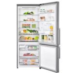 GR-F589BLCM.APZQMER Bottom-Freezer 185x70x74 446 LT NF Inverter Dislpay Dispenser Silver