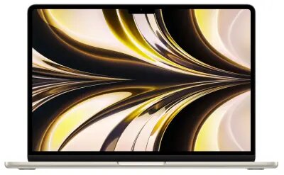13-inch MacBook Air: Apple M2 chip with 8-core CPU and 8-core GPU, 16GB, 256GB - Starlight,Model A2681