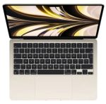 13-inch MacBook Air: Apple M2 chip with 8-core CPU and 8-core GPU, 16GB, 256GB - Starlight,Model A2681