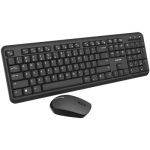 US Keyboard+Mouse Velvet  Wireless Black