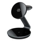 Celly EVO 15W Magnetic Wireless Charger Black