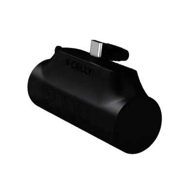 Celly USB-C Power Bank (5000mAh) Black