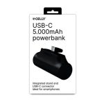 Celly USB-C Power Bank (5000mAh) Black