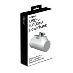 Celly USB-C Power Bank (5000mAh) White