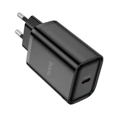 Hoco DC80 Modern PD45W Single port charger Black