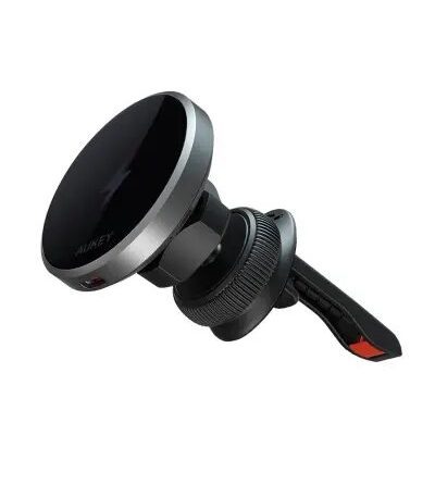 Aukey 15W HD-MC13 Qi2 Wireless Charging Phone Mount Black