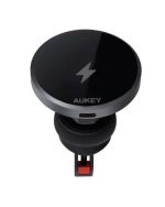 Aukey 15W HD-MC13 Qi2 Wireless Charging Phone Mount Black