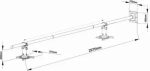 WALL MOUNT FOR PROJECTOR PM-300-3.0