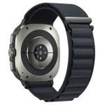 For Samsung Galaxy Watch Ultra 47mm Nylon Watch Strap G Hook Wristband - Midnight Blue