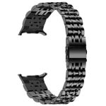 For Samsung Galaxy Watch Ultra 47mm Band Stainless Steel 7-Bead Slim Watch Strap Bracelet - Black
