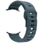 For Samsung Galaxy Watch Ultra 47mm Silicone Watch Band Breathable Sport  Watch Strap - Ocean Blue