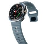For Samsung Galaxy Watch Ultra 47mm Silicone Watch Band Breathable Sport  Watch Strap - Ocean Blue
