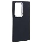 For Samsung Galaxy S25 Ultra Case PC+TPU+PET Matte Anti-Drop Phone Back Cover - Black